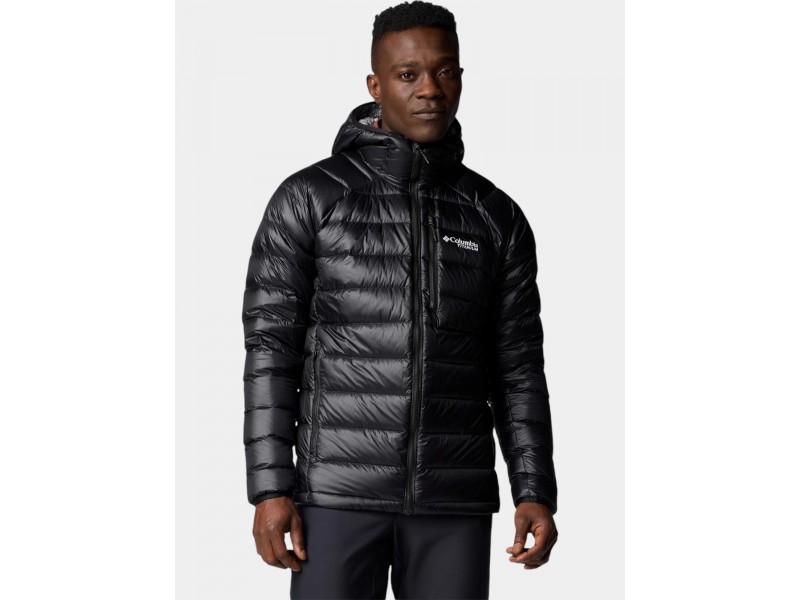 Columbia Arctic Crest Down férfi kapucnis dzseki - fekete