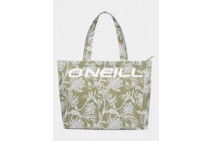 O'Neill Coastal Print Tote — zöld virágmintás strandtáska