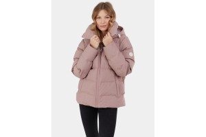 Fundango Mirabelle steppelt női kabát – smoke rose