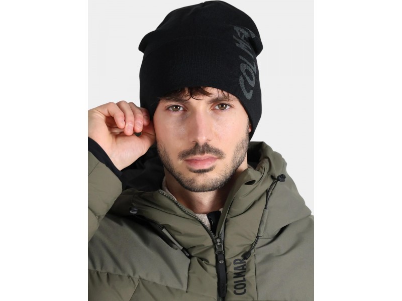 Colmar Turner D férfi sapka – fekete, 50% szűz gyapjú