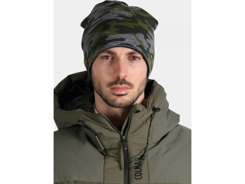 Colmar Mimetic D – olivazöld férfi sapka, 50% gyapjú