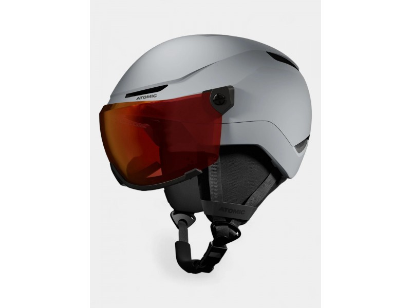 Atomic Revent Visor JR D - gyerek síbukósisak (gull gray)