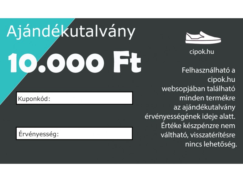 Ajándékutalvány 10 – borítókép