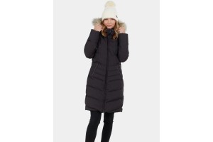 Fundango Puppis női steppelt kabát fekete melír