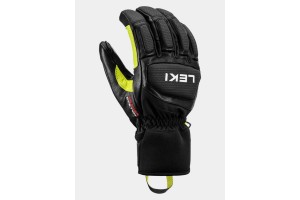 LEKI Griffin Pro 3D D – férfi kesztyű (fekete/lime/fehér)