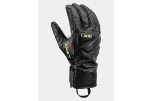 LEKI WCR Venom Speed 3D D férfi kesztyű - black-ice lemon