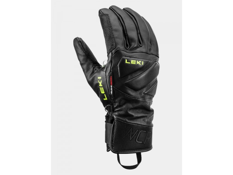 LEKI WCR Venom Speed 3D D férfi kesztyű - black-ice lemon