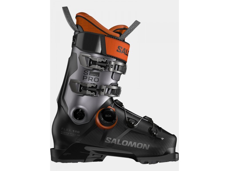 Salomon S/Pro Supra Boa 110 GW D - fekete/beluga metál narancs