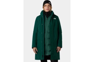 TNF W Suzanne Triclimate 2.0 női kabát — hunter green