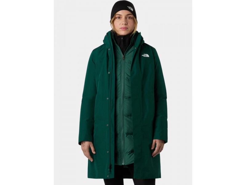TNF W Suzanne Triclimate 2.0 női kabát — hunter green