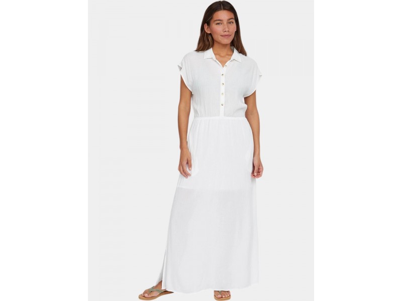 O'Neill Lori Maxi Shirt Dress - fehér