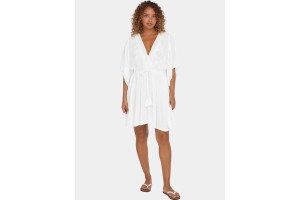 O'Neill Essentials Cover Up Dress - snow white