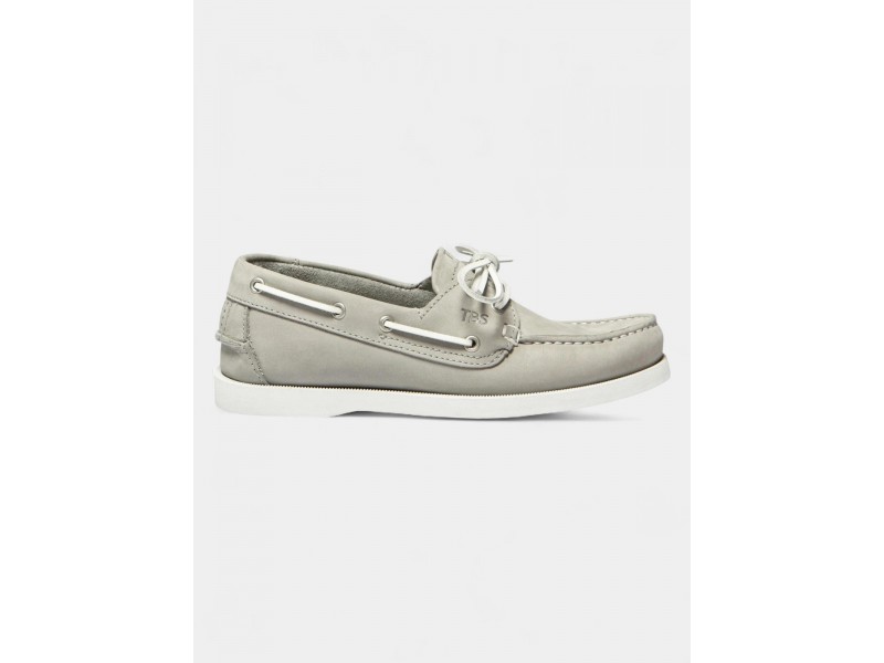 TBS Phenise D női bőr cipő - brume blanc