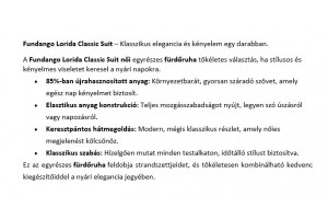 Fundango Lorida Classic Suit – zöld fürdőruha