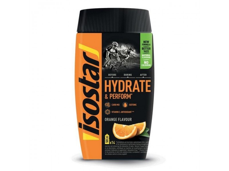 Isostar Hydrate & Perform, Narancs, 400 g