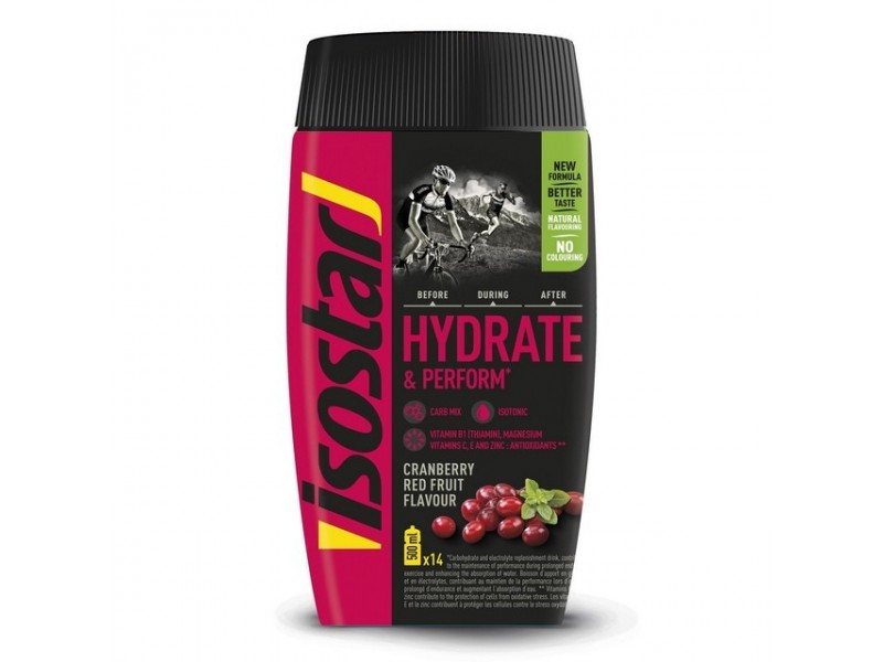 Isostar Hydrate & Perform por Vörösáfonya 400 g