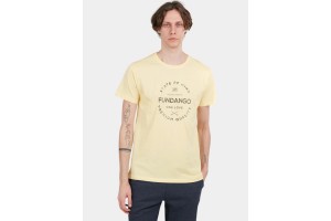 Fundango Basic-T Logo 04 D férfi sárga póló