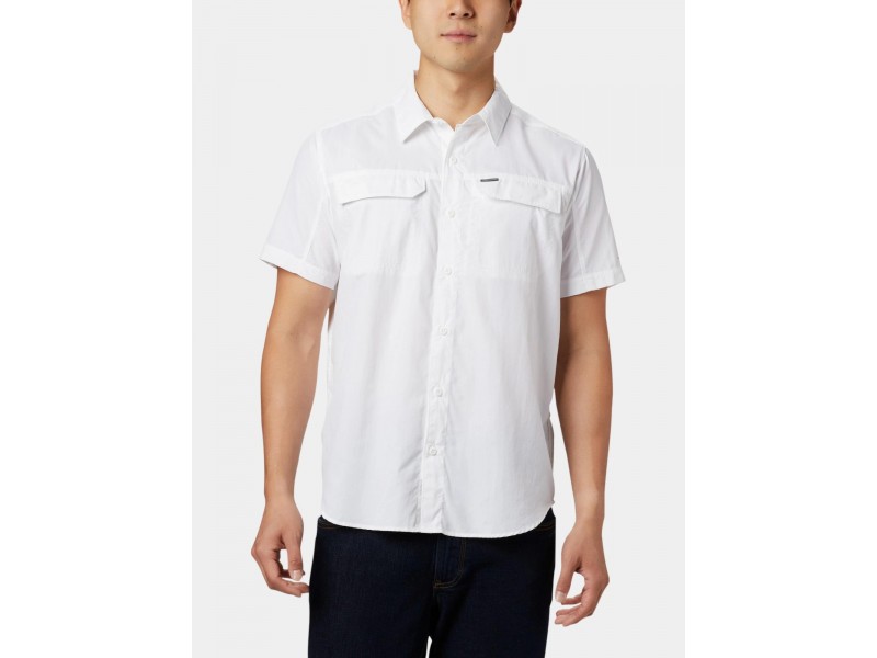 Columbia Silver Ridge 2.0 férfi rövid ujjú túraing - fehér