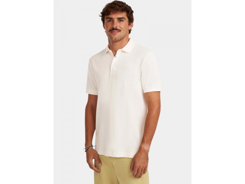 O'Neill Slub Polo férfi – gombos nyak, hímzett logó