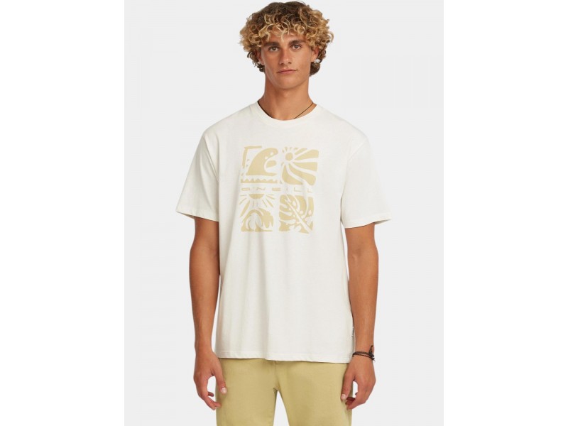 O'Neill Melange Front Print férfi póló