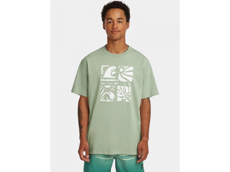 O'Neill Melange Front Print férfi póló