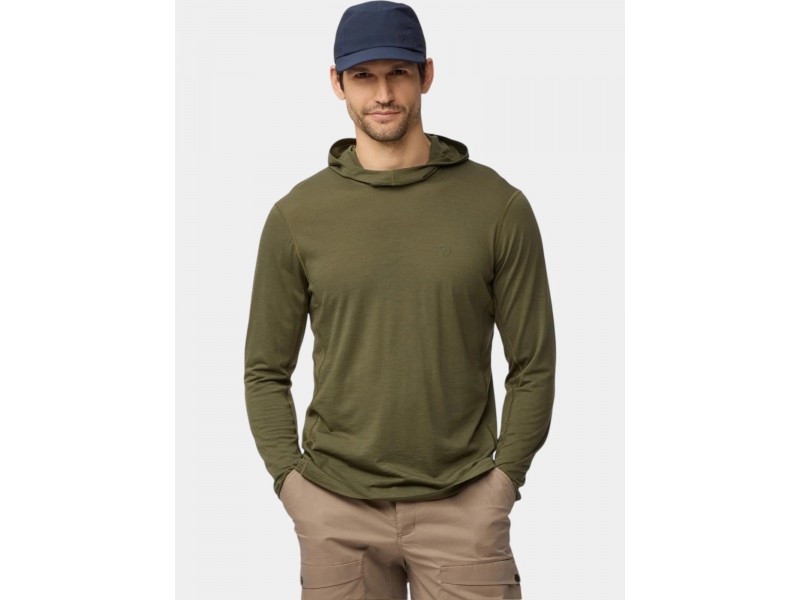 Fjallraven Abisko Wool férfi kapucnis pulóver M