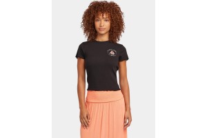 O'Neill női rib póló - slim fit, rövid ujj