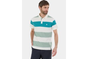 Fundango Incognito Stripe férfi galléros póló