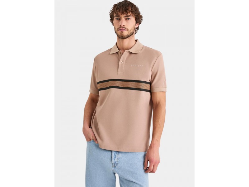 Nautica Espuma férfi galléros póló