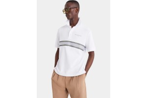 Nautica Espuma férfi polo — galléros, rövid ujjú