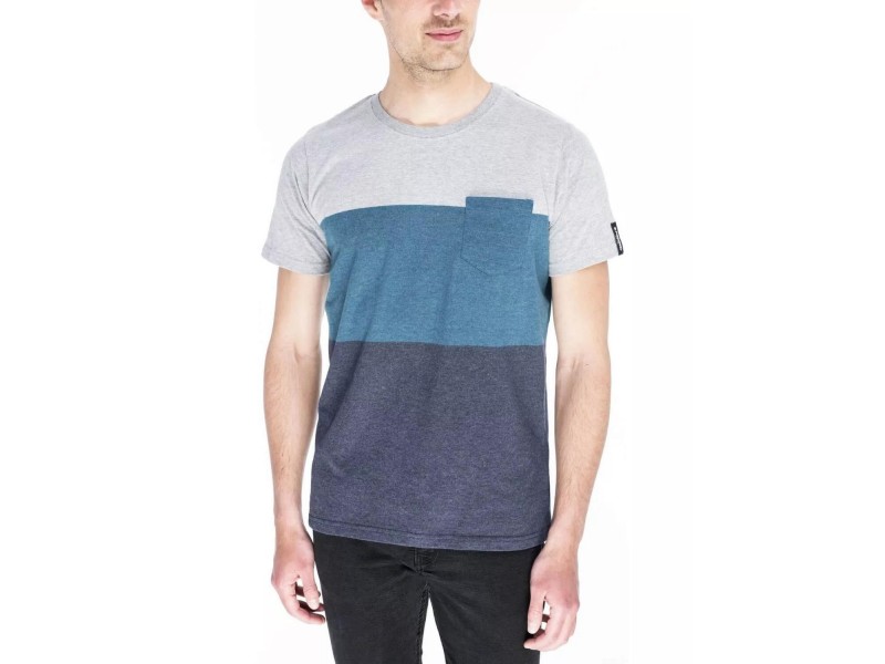 Fundango Jaggy Pocket D férfi póló, zsebes