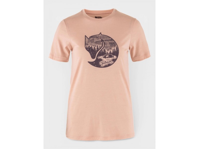 Fjällräven Abisko Wool Fox SS W női póló