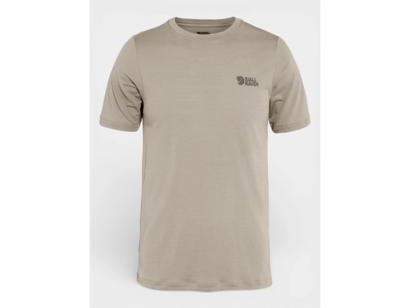 Fjallraven Abisko Wool Logo férfi rövid ujjú póló