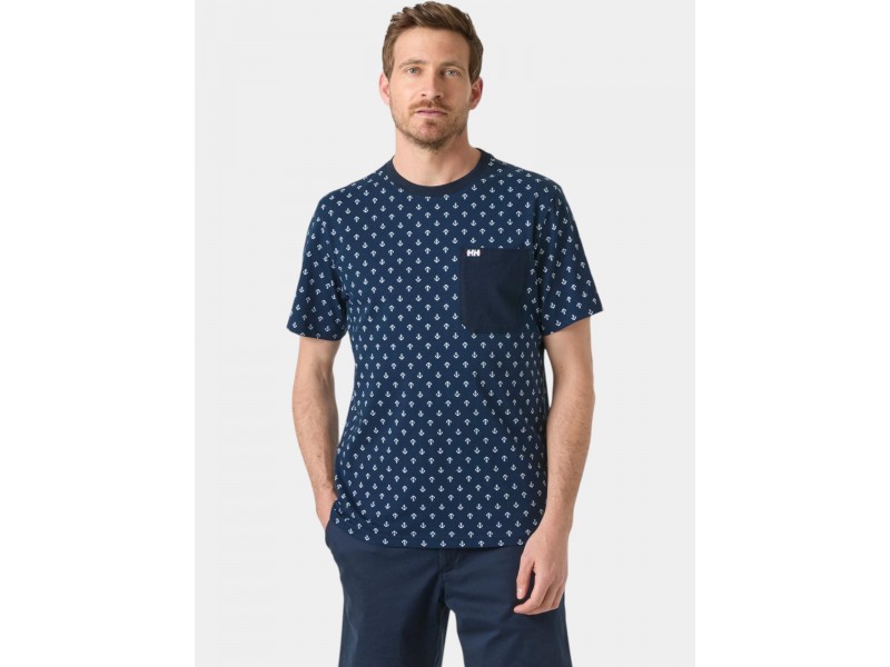 Helly Hansen Hudson férfi póló – 100% pamut, hímzett logó