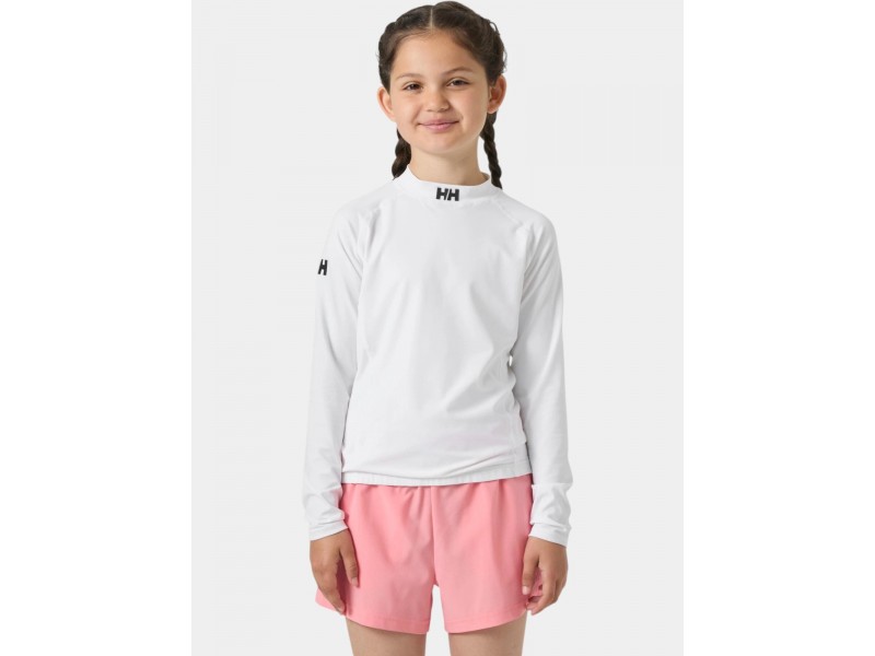 Helly Hansen Jr Waterwear Rashguard D - gyerek lycra felső