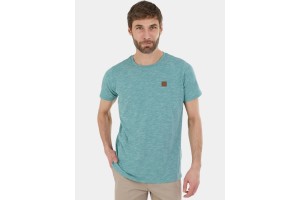 Fundango Jaggy férfi póló — műbőr részletek