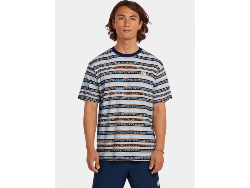 O'Neill férfi Jacquard csíkos póló - 100% pamut