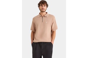 Nautica Bruma férfi rövid ujjú polo, 100% pamut