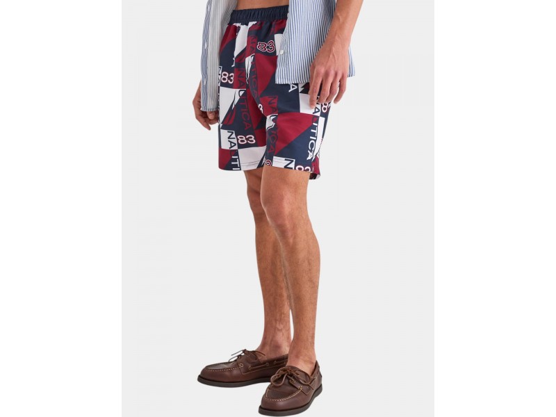 Nautica Sark 7 férfi fürdőnadrág – élénk grafika