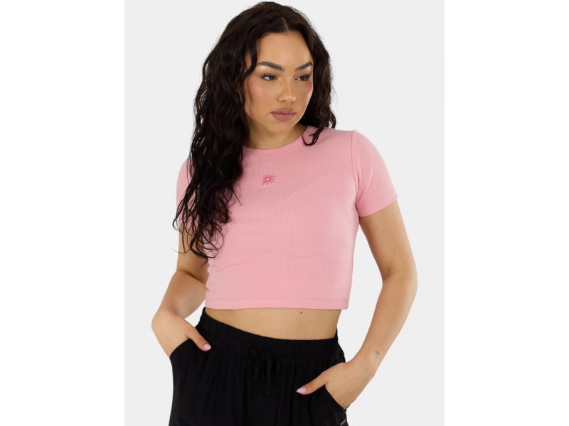 Fundango Sora női cropped T-shirt — elülső nézet