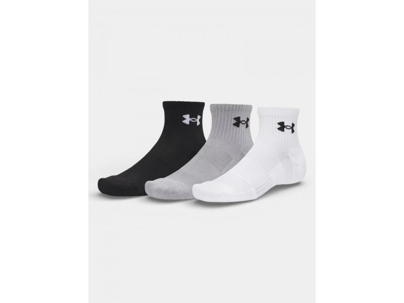 Under Armour férfi Performance Cotton 3p Qtr zokni