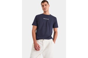 Nautica Ramon férfi pamut póló — hímzett logó