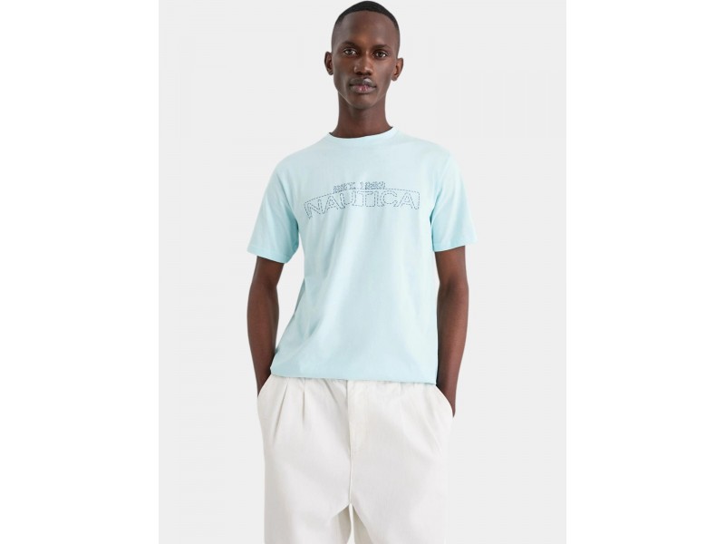 Nautica Medway férfi 100% pamut rövid ujjú póló