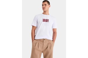 Nautica Parrett férfi póló - grafikus logó, 100% pamut