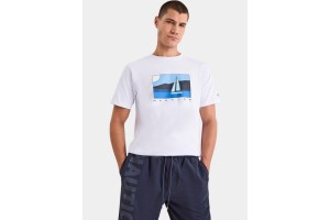 Nautica Tay T-Shirt D férfi pamut póló