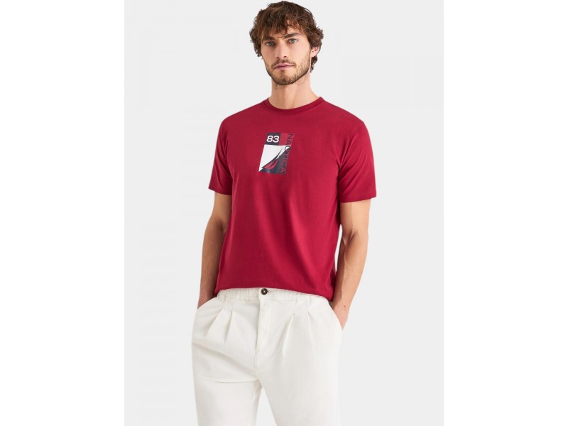 Nautica Tigris férfi pamut póló – tigris grafika