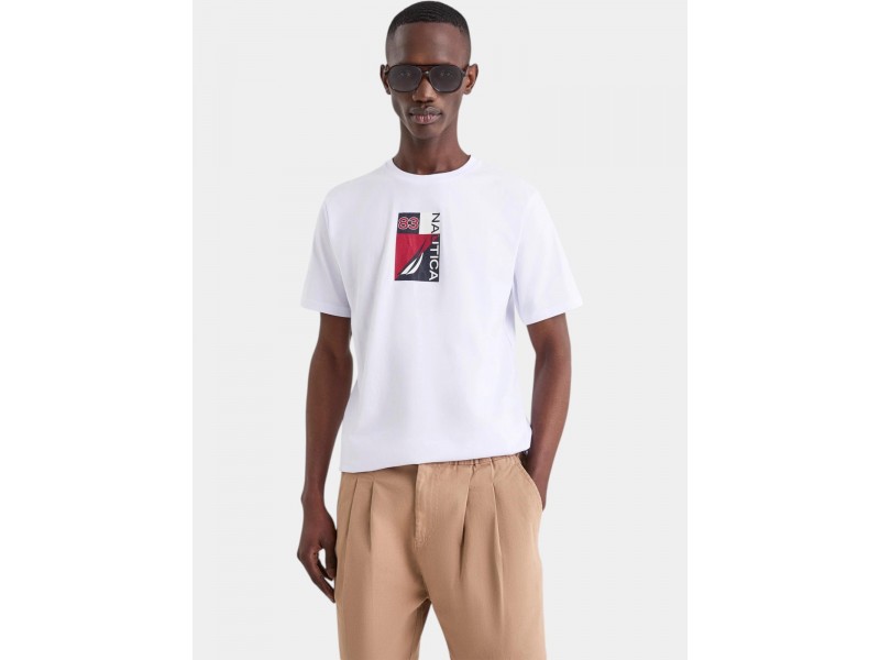 Nautica Tigris férfi póló - tigris logó, 100% pamut