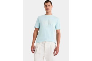 Nautica Sassandra férfi póló — grafikus minta, hímzett logó