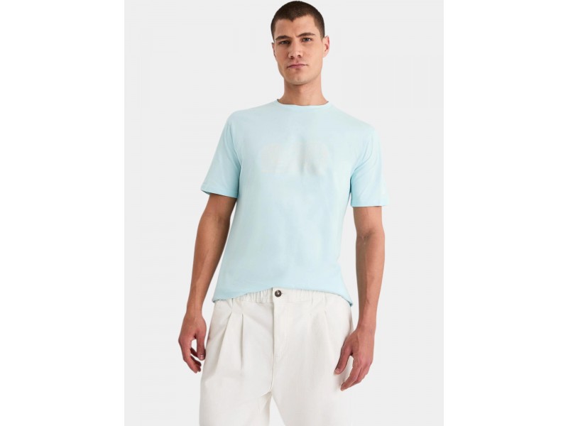 Nautica Sassandra férfi póló — grafikus minta, hímzett logó