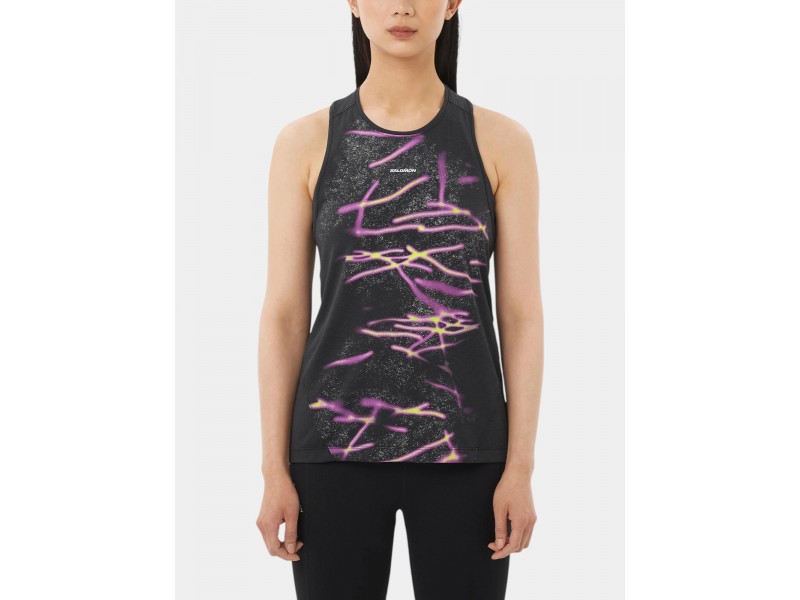 Salomon Shkout Core Tank Gfx W női trikó